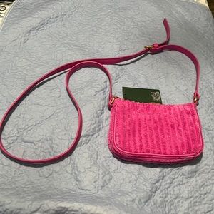 Wild Fable mini corduroy pink purse